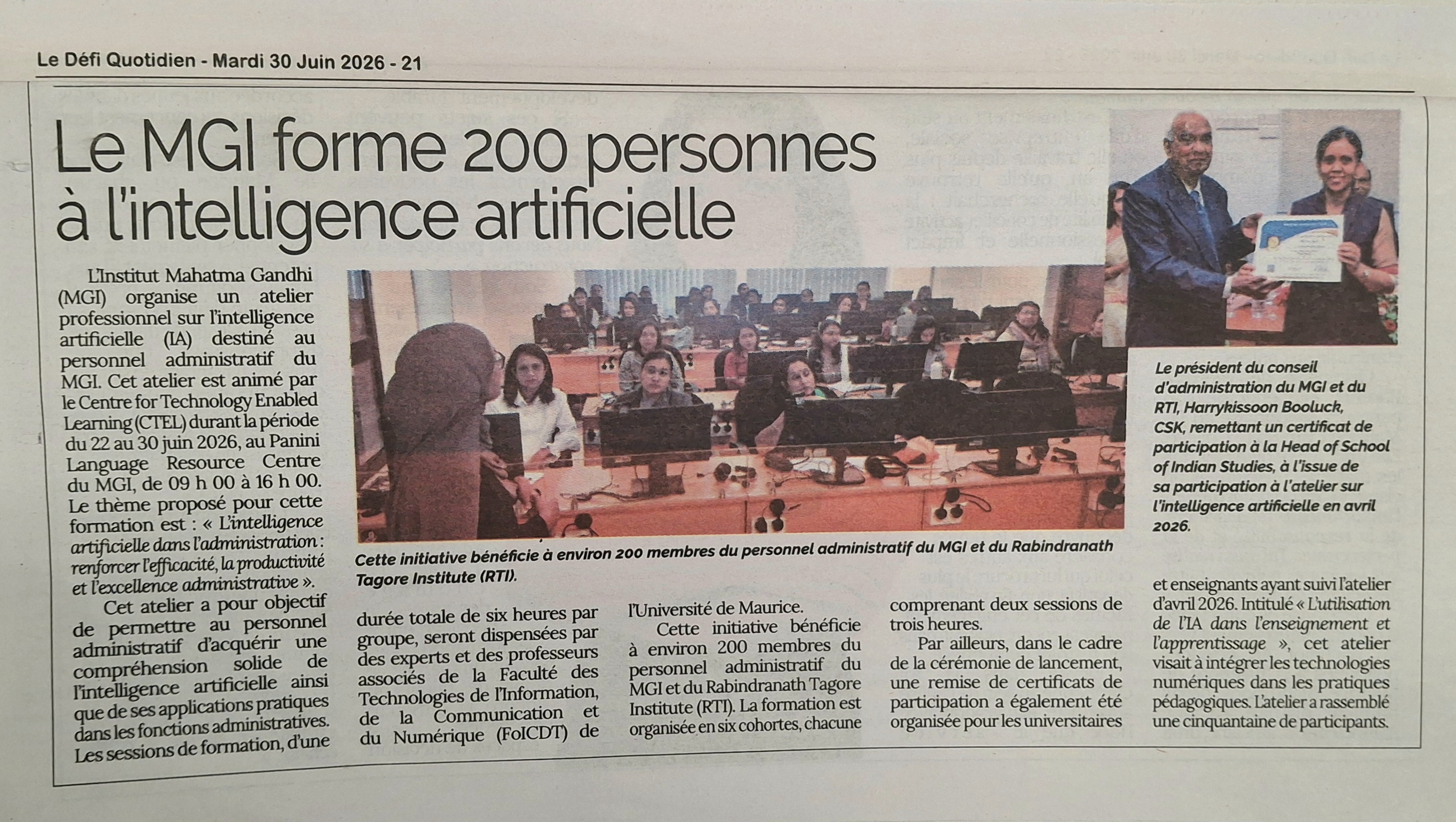 Article Le Defi Media 2026 06 30